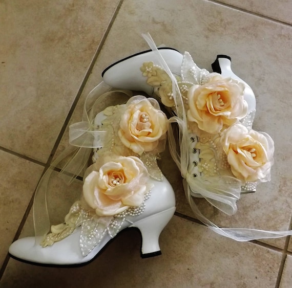 victorian bridal boots