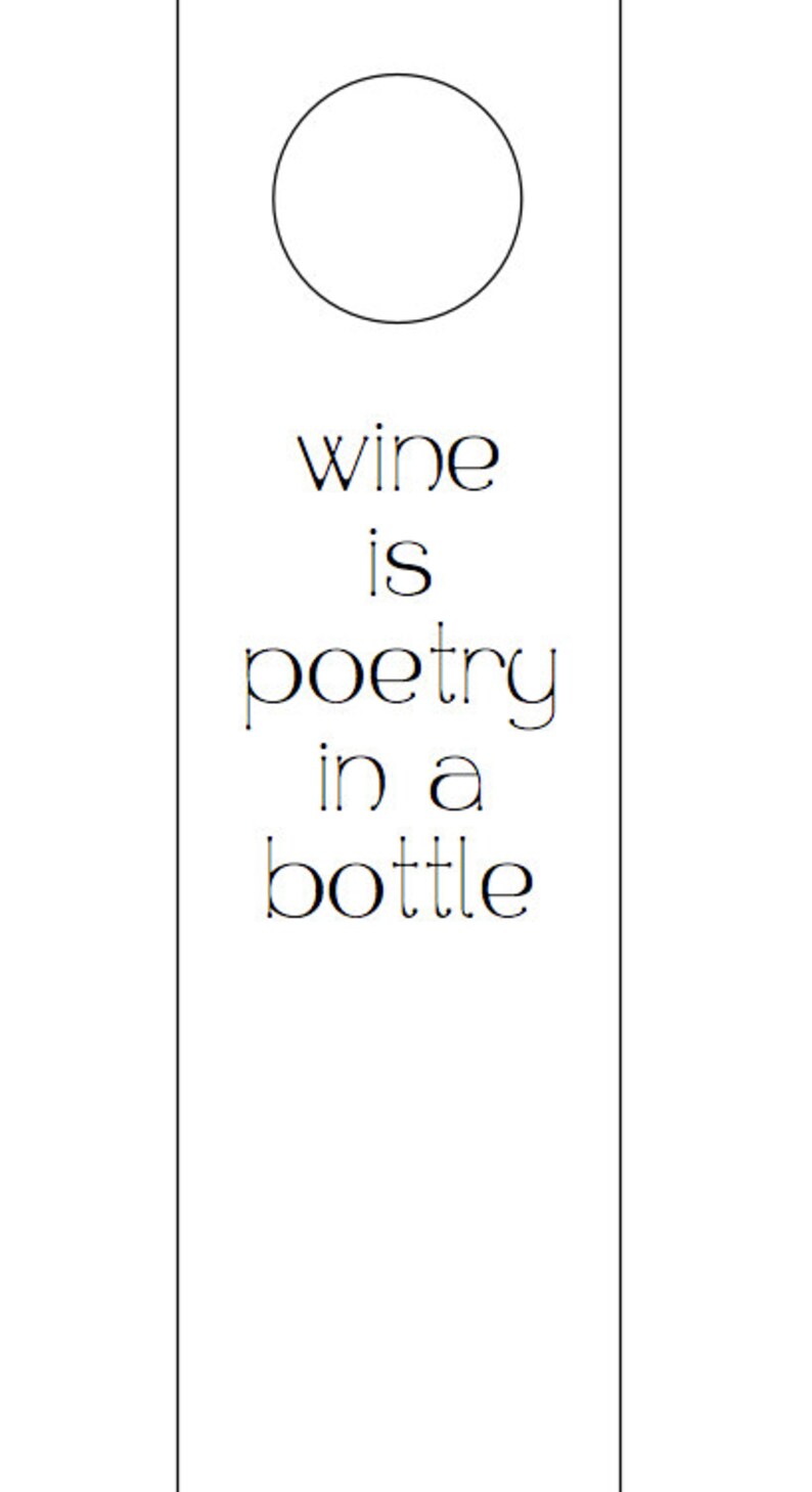 Wooden Balancing Wine Bottle Holder wine is Poetry in A Etsy