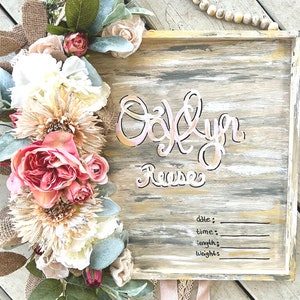 Nursery /hospital door hanger