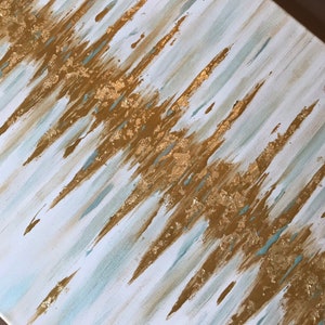 Babys heartbeat, sonogram painting, heartveat painting