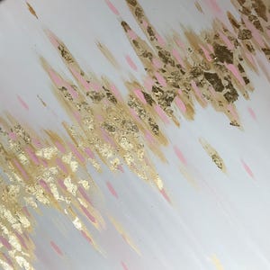 Heartbeat painting, babys heartbeat painting , gold leaf heartbeat