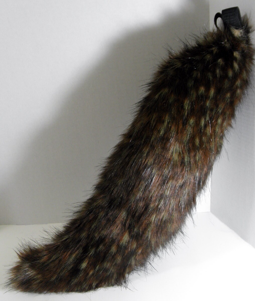 CUSTOM 23in Single Color Wolf Tail Costume Cosplay Etsy