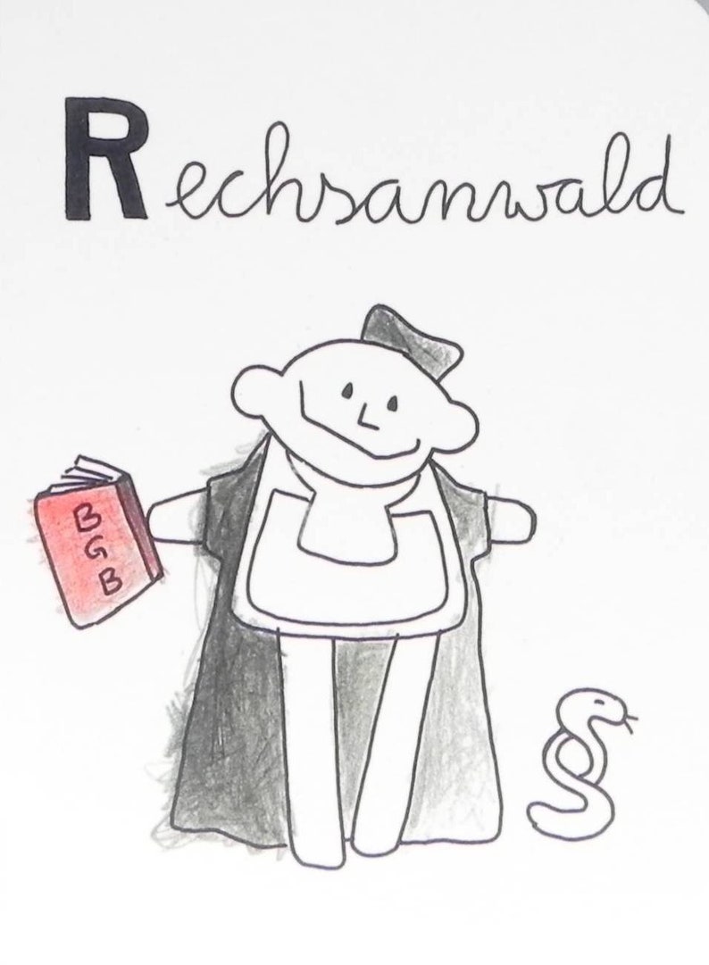 Carnet Avocat, Rechsanwald Profession de la bouche d'un enfant image 4