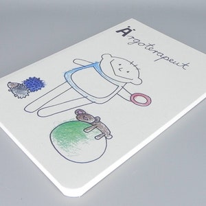 Cuaderno de terapeuta ocupacional La profesión de terapeuta ocupacional de boca de los niños / Regalo de terapia ocupacional / Agradecimiento a los terapeutas ocupacionales / Regalo de inauguración de la consulta