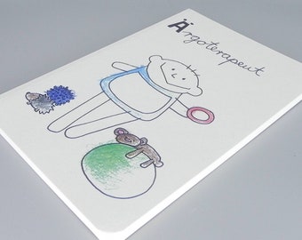 Ergotherapeut Notizbuch, Ärgoterapeut Beruf aus Kindermunde