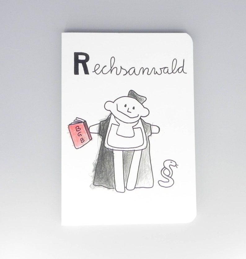 Carnet Avocat, Rechsanwald Profession de la bouche d'un enfant image 3