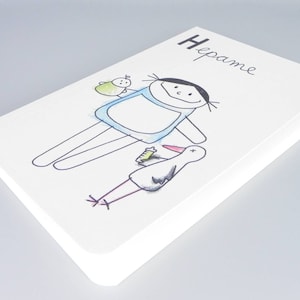 Cuaderno de partera Hepame Profesión de la boca de los niños / gracias a la partera / Embarazo Matrona Gracias / Cuadernos de nini san
