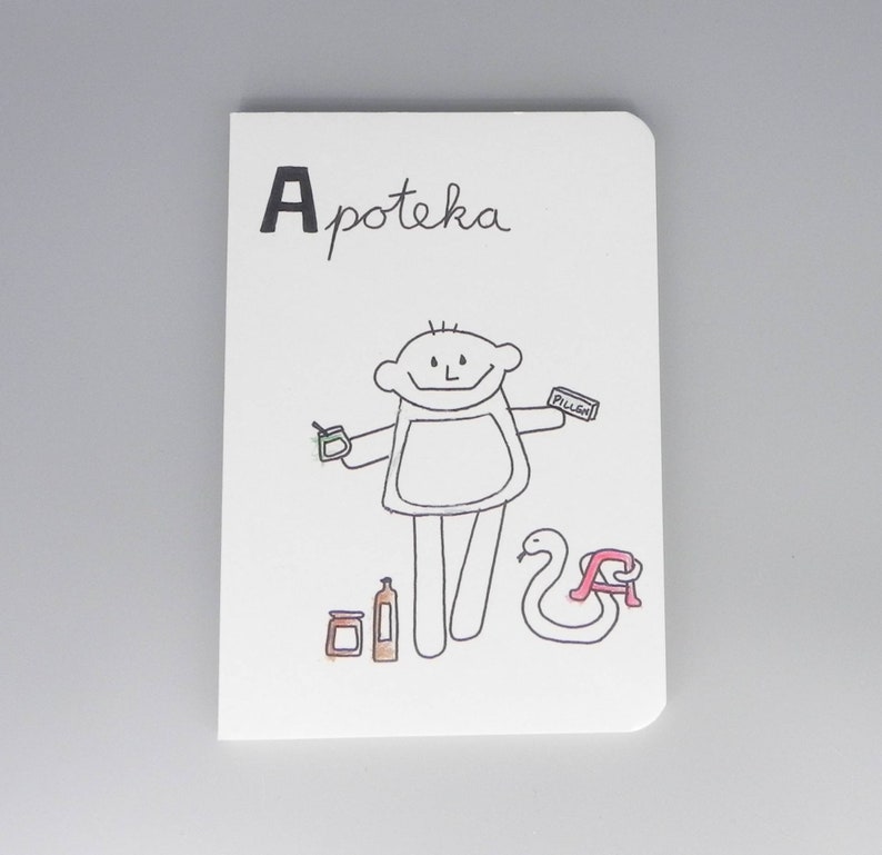 Apotheker Notizbuch, Apoteka Beruf aus Kindermunde Bild 3