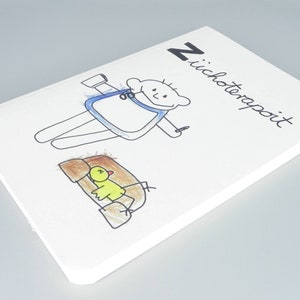 Cuaderno Psicoterapeuta Züchoterapoit Profesión de Boca Infantil / Cuadernos Personalizados / Regalo Psicoterapia / Terapia de Agradecimiento