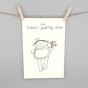 Tantchen großartig Geburtstagskarte für Tante / Familie Grußkarte / personalisierte Karte / Lieblingstante