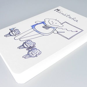 Manager's Notebook / Business as a Child's Sayings / Personalized Notebooks from nini san as Gifts for Employees and Colleagues