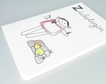 Psychologist Notebook Züchologist Profession from children's mouths