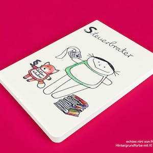Steuerberaterin Notizbuch von nini san, Steuerbrater Beruf aus Kindermunde, lustiges Notizbuch für Mitarbeiterin im Steuerbüro