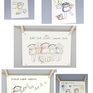 Cartes d'encouragement 10 pièces / Cartes d'encouragement / Encouragement dans un ensemble