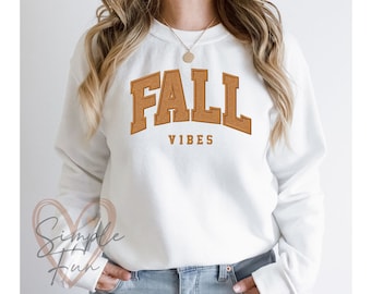 Fall Vibes Embroidery Design,Fall Applique,Thanksgiving Embroidery Design,Machine Embroidery Design