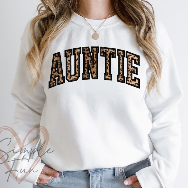 AUNTIE Applique Embroidery,Auntie Sweatshirt Embroidery,Tshirt Embroidery Design,Machine Embroidery File