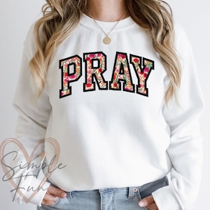 PRAY Applique Embroidery Design,Christian Embroidery Design,Machine Embroidery File