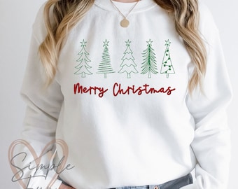 Christmas Embroidery,Christmas Tree Embroidery,Machine Embroidery Design,Embroidery File Download