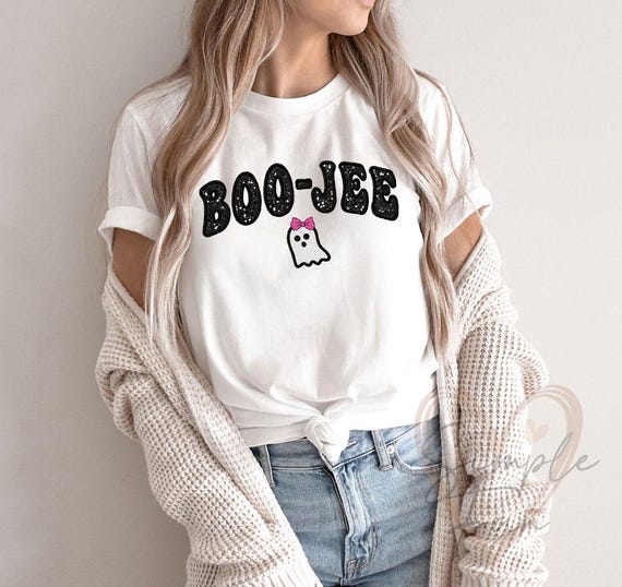 Boo Jee Applique Embroidery Design,Halloween Sweatshirt Embroidery Design,Ghost Embroidery Design,Machine Embroidery File