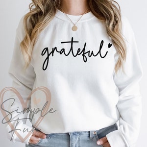 Grateful embroidery,Thanksgvign Embroidery design,Sweatshirt Ebroidery Design,Machine Embroidery File