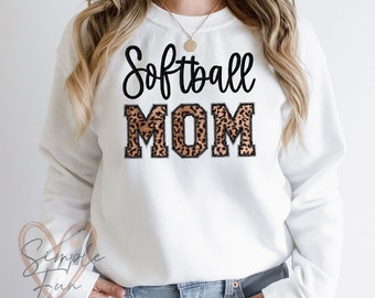 Bordado de softball MOM, Design de bordado de softball, Bordado de moletom de mãe, Bordado de aplique MOM, Arquivo de bordado à máquina