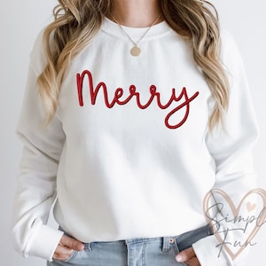 Feliz bordado,Diseño de bordado de Navidad,Archivo de bordado de sudadera de Navidad,Diseño de bordado de máquina