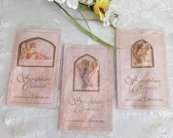 Vintage Angel Lapel Pins Broches Seraphim Classics Exclusively By Roman-Retired Limited