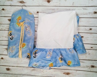 Looney Tune S Bugs Bunny Twin Size Flat Sheet By The Bibb Etsy