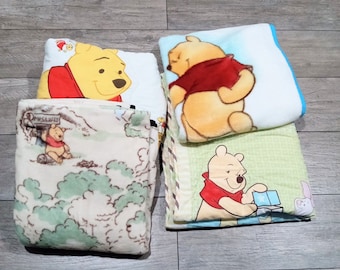 Vintage Winnie the Pooh Crib Quilt Bedding Blankets Nursery