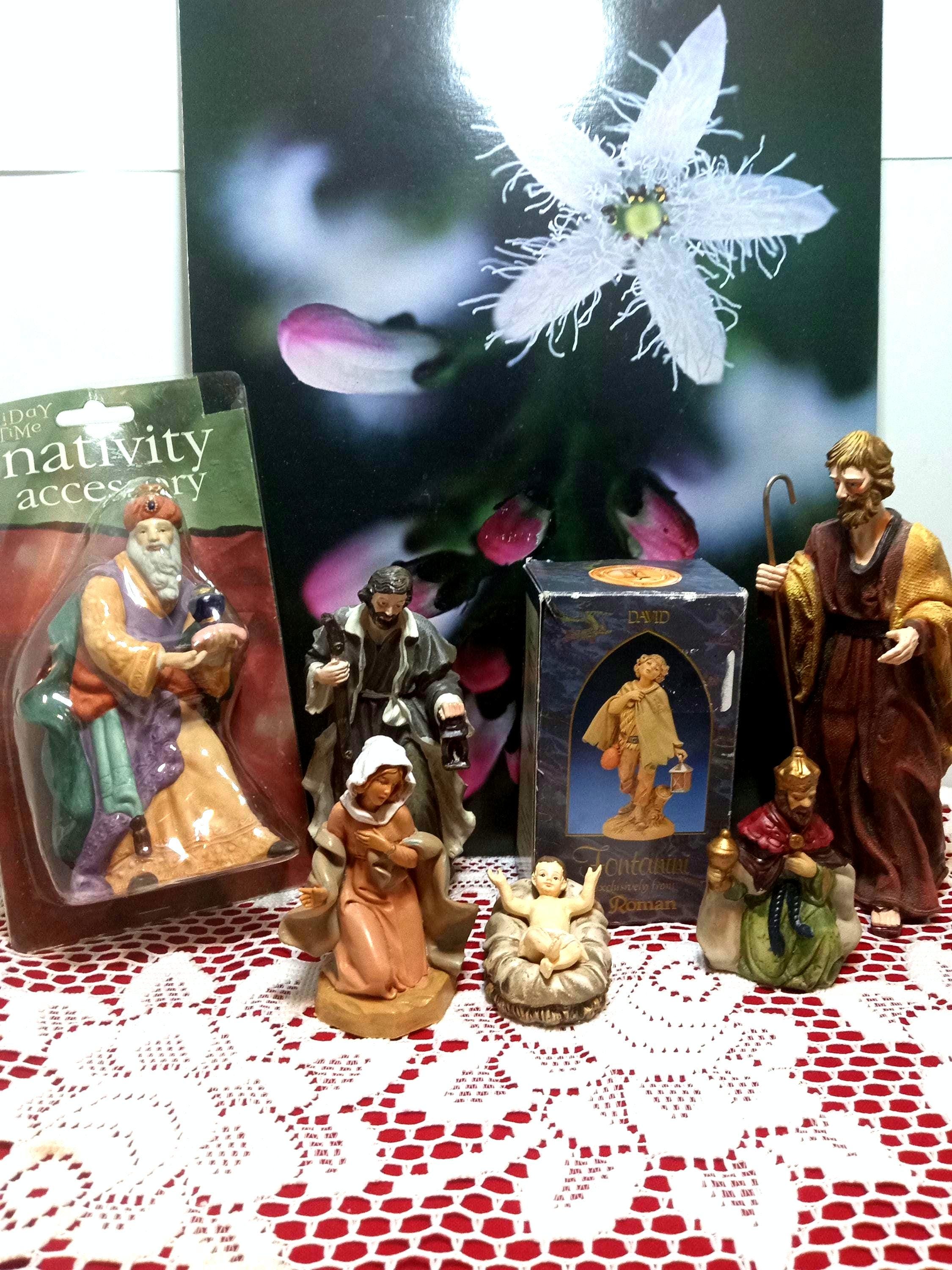 Vintage Nativity Set Porcelain - Etsy