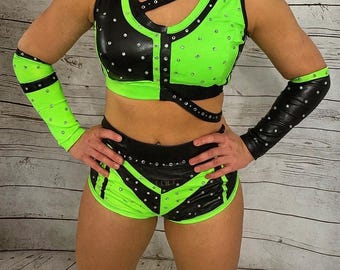 Attrezzatura da wrestling femminile, cosplay, Roxanne Perez WWE taglia M