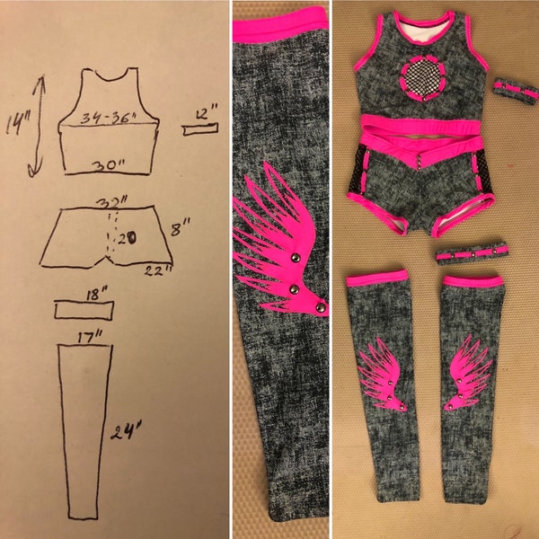 Pro Wrestling Gear Set Etsy