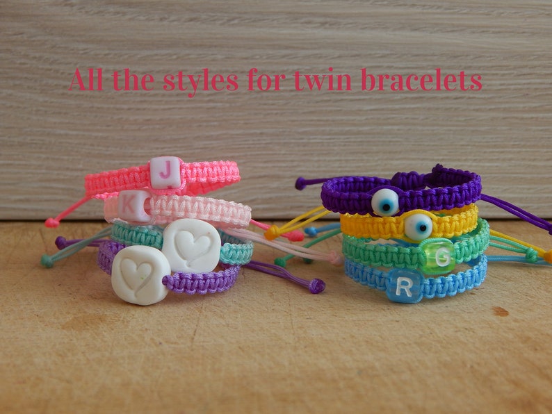 Twin Baby Bracelets Set of 2 Bracelets for Identical Twins Etsy