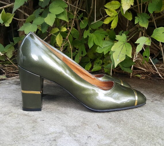 green bally shoes