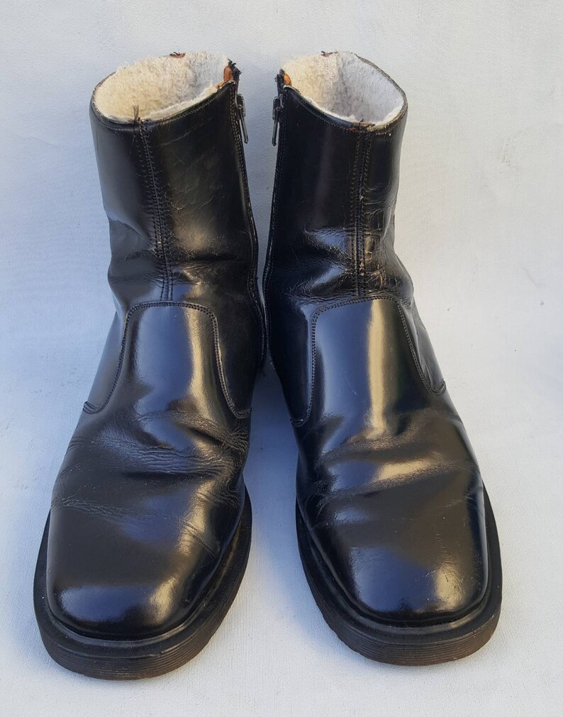 yellow dm boots