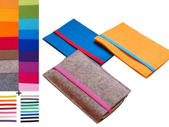 Wunschfarben - Handyhülle, Smartphonehülle, Handytasche, Filztasche für Handy, Iphone Hülle, Filz