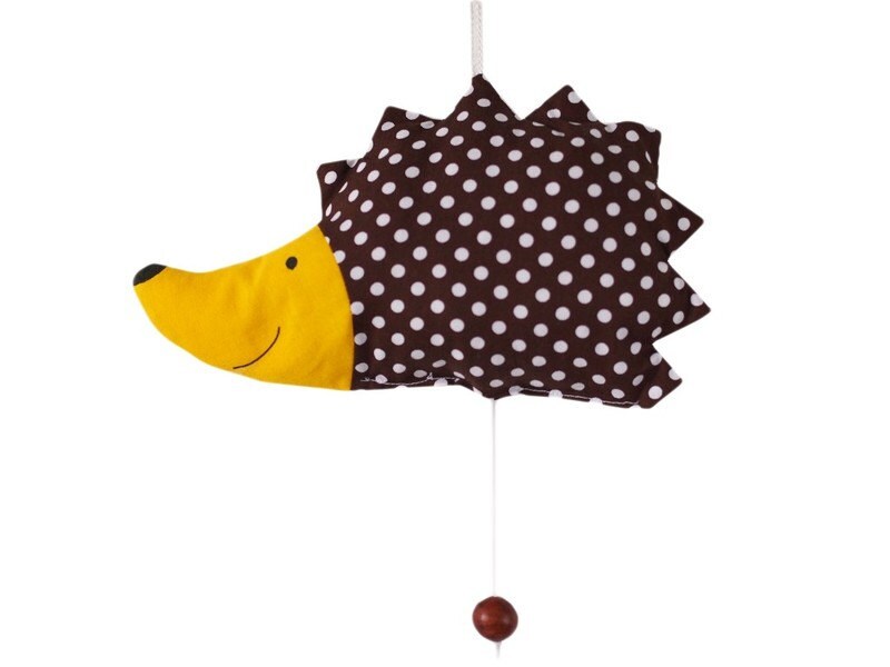 musical toy, draw string musical toy, pull string musical toy , hedgehog