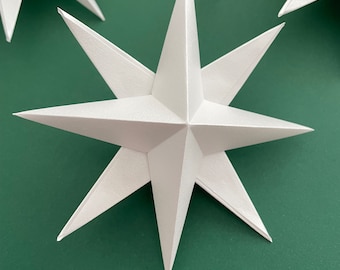Paper decorations 3d stars christmas tree wedding baby shower Diwali origami