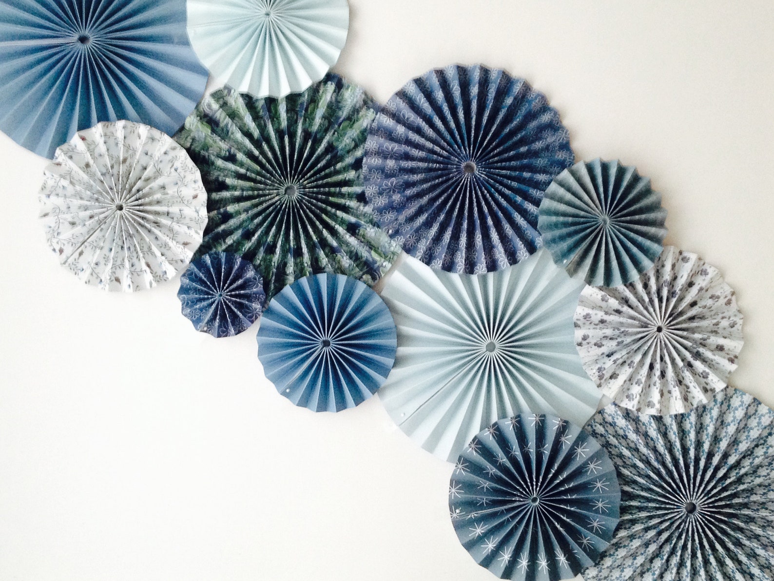 Custom Any Colours Paper Fan Pinwheel Backdrop Hanging Etsy