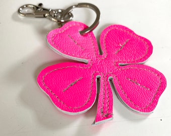 Clover silver Leather