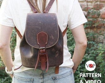 Dale Backpack, Mini Backpack, PDF Pattern and Instructional Video by Vasile and Pavel