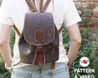 Dale Backpack, Mini Backpack, PDF Pattern and Instructional Video by Vasile and Pavel