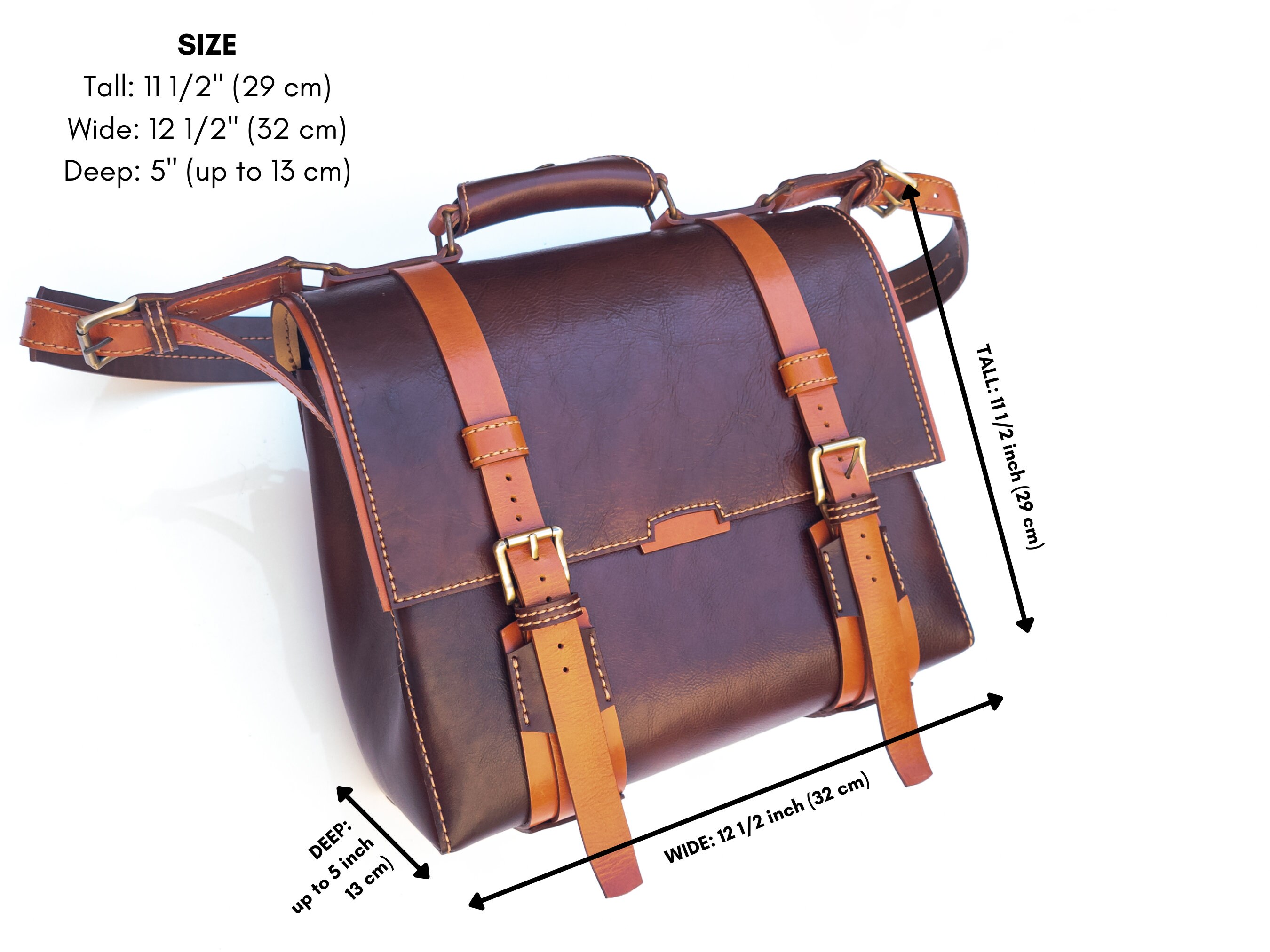 Jagger Messenger Bag Pattern Leather Laptop Bag PDF Pattern and