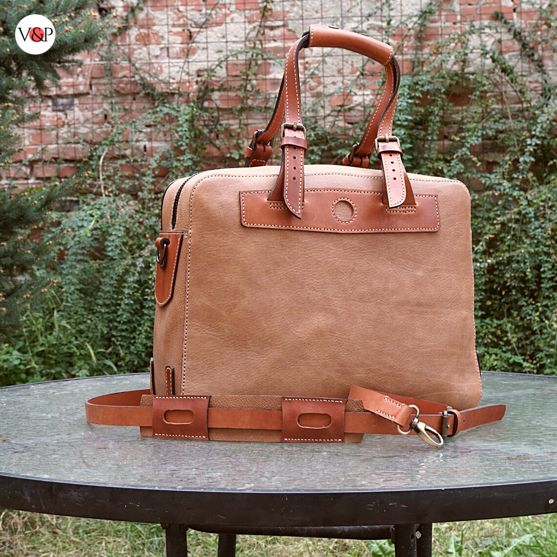 Leather Briefcase PDF Pattern DIY Gift Leather Bag Pattern Etsy