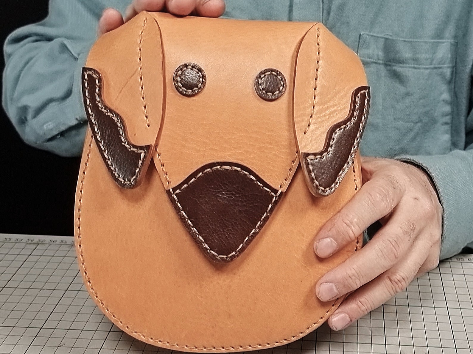 Leather Bag PDF Pattern Video Tutorial Dog Bag DIY Gift Etsy