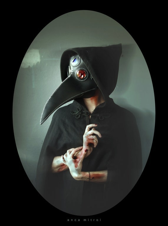 Masque de docteur de la peste, masque dHalloween, masque steampunk en cuir,  masque de cosplay, masque doiseau, masque de costume, masque de mascarade -   France