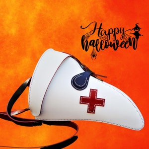 Plague Doctor Mask Case, Leather Pouch DIY, PDF Pattern and Instructional Video by Vasile and Pavel