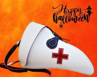 Plague Doctor Mask Case, Leather Pouch DIY, PDF Pattern and Instructional Video by Vasile and Pavel
