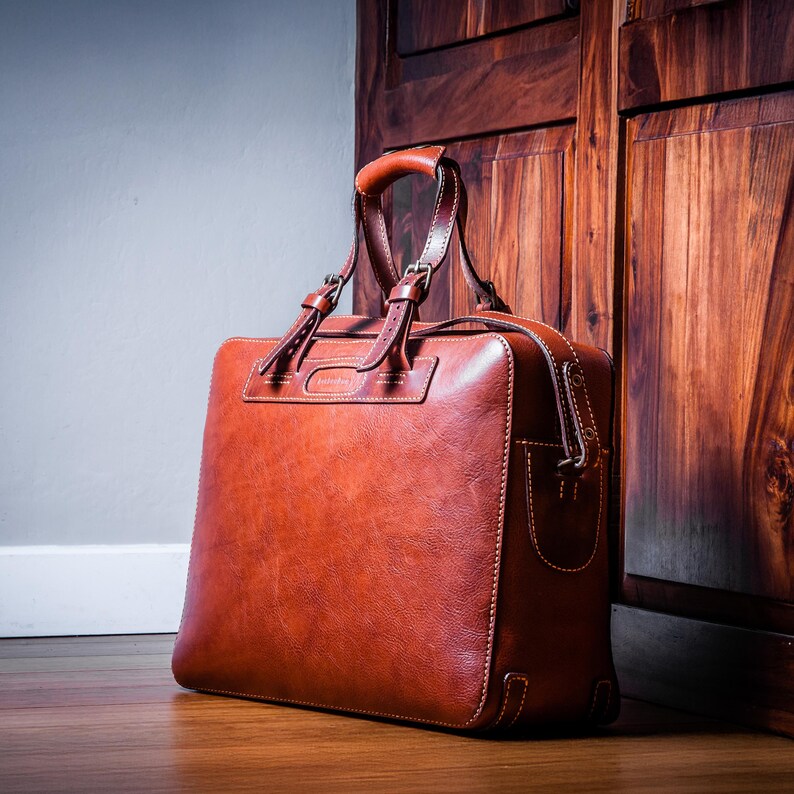 PDF + Video + DXF for Francois Travel Leather Bag by Vasile and Pavel image 8