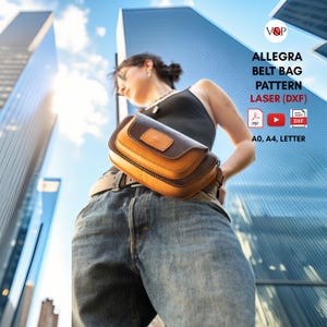 PDF-patroon voor allegra-tas, doe-het-zelfcadeau, leerpatroon, video-instructies van Vasile en Pavel